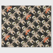 Halloween Mummy Monster Birthday Party Cadeaupapier (Vlak)