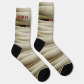 Halloween Mummy Monster Grappige Spooky Sokken (Rechts)