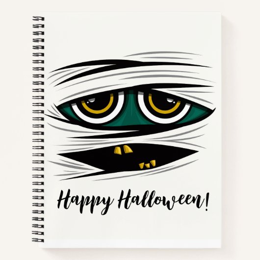 Halloween Mummy Notitieboek (Voorkant)