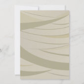 Halloween Mummy Party Monster Bash Invite Kaart (Achterkant)