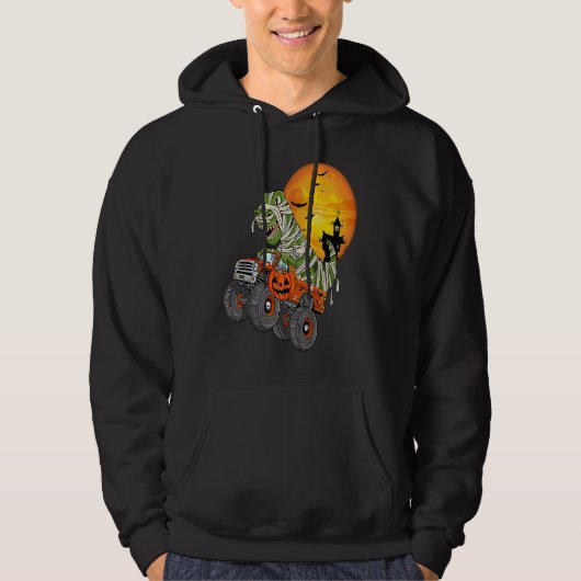 Halloween Mummy Rex Monster Truck  1 Hoodie (Voorkant)