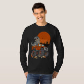 Halloween Mummy Rex Monster Truck T-shirt (Voorkant volledig)