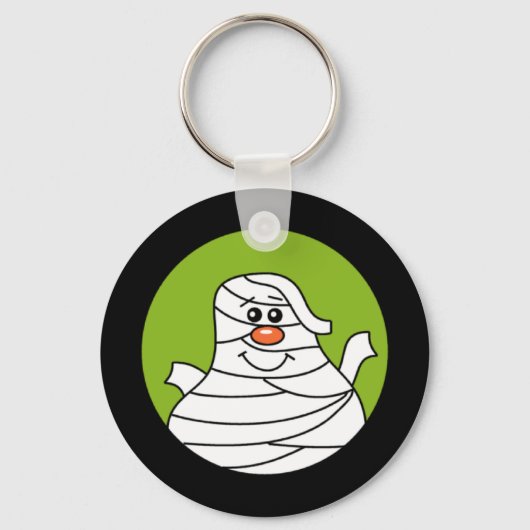 Halloween Mummy Sleutelhanger (Voorkant)