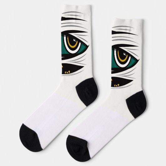 Halloween Mummy Sokken (Links)