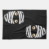 Halloween Mummy Towel BOO Halloween Tea Towels Theedoek (Horizontaal)