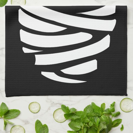 Halloween Mummy Towel BOO Halloween Tea Towels Theedoek (Gevouwen)