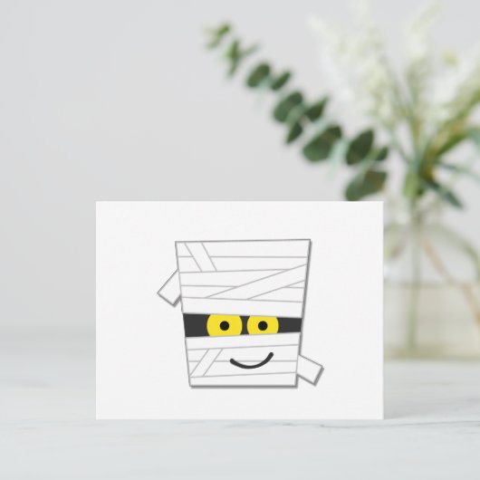 Halloween Mummy Tshirts en Gifts Briefkaart (Staand voorkant)