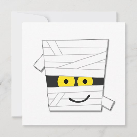 Halloween Mummy Tshirts en Gifts Kaart (Voorkant)