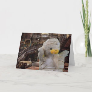 Halloween Mummy. Wenskaart Kaart