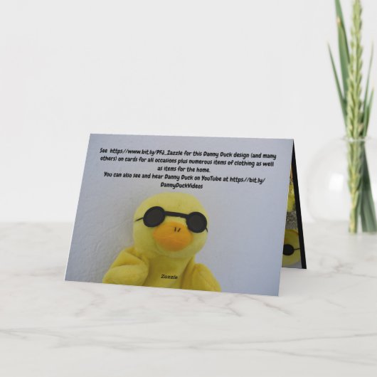 Halloween Mummy. Wenskaart Kaart (Achterkant)