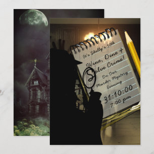 Halloween Murder Mystery House Spooky Modern Kaart