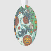 HALLOWEEN MUSTANG, WILD UNICORN HOLIDAY ORNAMENT (voorkant)