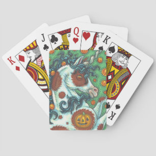HALLOWEEN MUSTANG WILD UNICORN HORSE PLAYCARDS POKERKAARTEN
