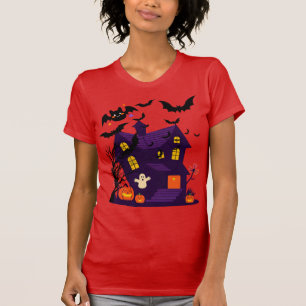 Halloween Mystery House T-shirt 🏚️🎃