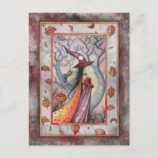Halloween Mystic Heks door Molly Harrison Briefkaart (Voorkant)