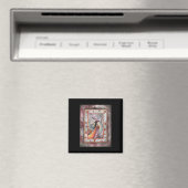 Halloween Mystic Witch door Molly Harrison Magneet (Insitu (Vaatwasser))