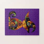 Halloween/mystiek/kat/herfst Legpuzzel (Horizontaal)