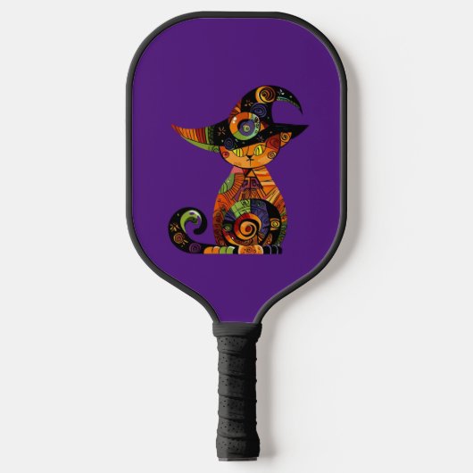 Halloween/mystiek/kat/herfst Pickleball Paddle (Voorkant)
