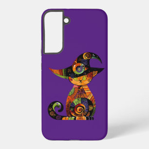 Halloween/mystiek/kat/herfst Samsung Galaxy Hoesje