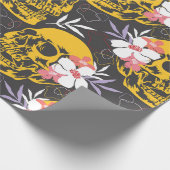 Halloween naadloos patroon met kleurrijk en eng cadeaupapier (Hoek)