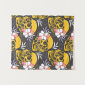 Halloween naadloos patroon met kleurrijk en eng wandkleed (Voorkant (horizontaal))