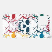 Halloween naadloos patroon met schedels. Kleurstof Case-Mate iPhone Case (Achterkant (horizontaal))