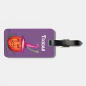 Halloween Naam Bagagelabels voor Kinderen (Achterkant horizontaal)