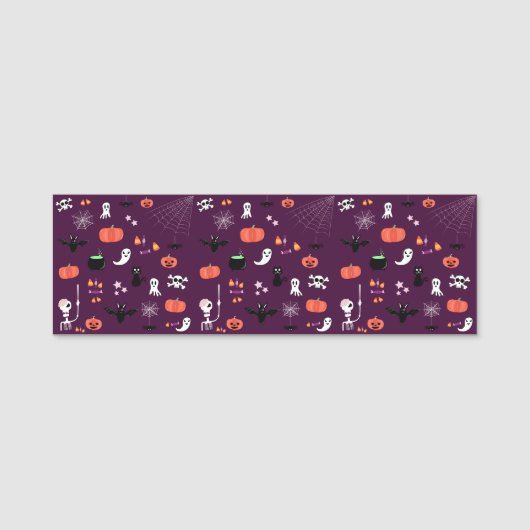 Halloween Naamplaatje (Voorkant)