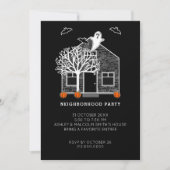 Halloween Nabuurschapspartij Kaart (Voorkant)