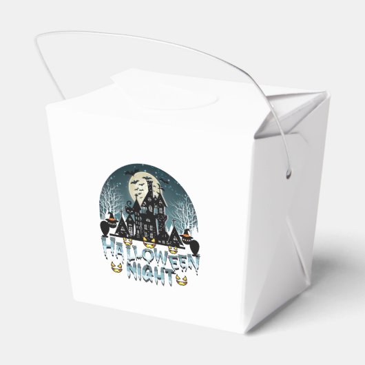 Halloween nacht bedankdoosjes (Achterkant)