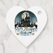 Halloween nacht bedankjes labels (Achterkant)