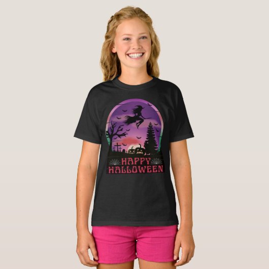 HALLOWEEN NACHT BEGRAAFPLAATS HKS T-SHIRT (Voorkant volledig)