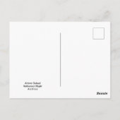 Halloween nacht, briefkaart (Achterkant)