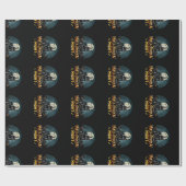 Halloween nacht cadeaupapier (Vlak)