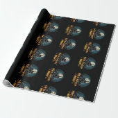 Halloween nacht cadeaupapier (Uitgerold)