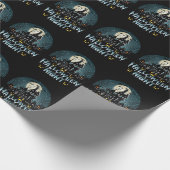 Halloween nacht cadeaupapier (Hoek)
