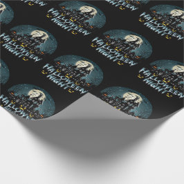 Halloween nacht cadeaupapier
