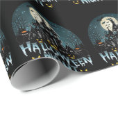 Halloween nacht cadeaupapier (Rol Hoek)