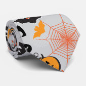 Halloween Nacht Feest Trendy Stropdas (Opgerold)