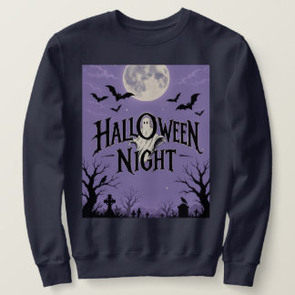 Halloween Nacht Geest Maan Begraafplaats Trui
