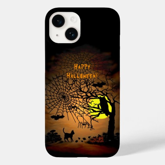 Halloween Nacht, Gelukkig Halloween! Case-Mate iPhone Case (Achterkant)