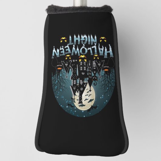 Halloween nacht golfheadcover (Draai 90)