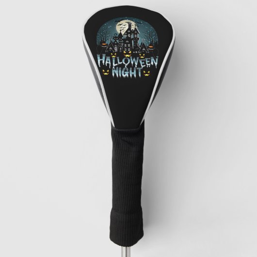 Halloween nacht golfheadcover (Voorkant)
