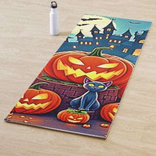 Halloween Nacht: Griezelfun Kunst Yogamat