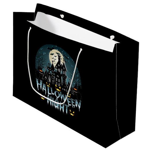 Halloween nacht groot cadeauzakje (Voorkant Gekanteld)