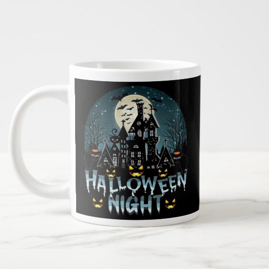 Halloween nacht grote koffiekop (Links)