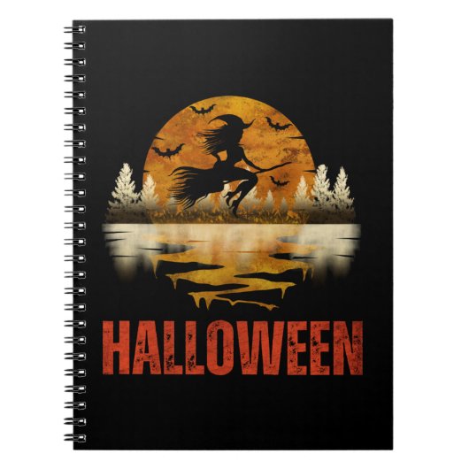 HALLOWEEN NACHT HEKS NOTITIEBOEK (Voorkant)