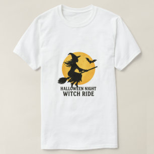 Halloween Nacht Heksenrit T-shirt