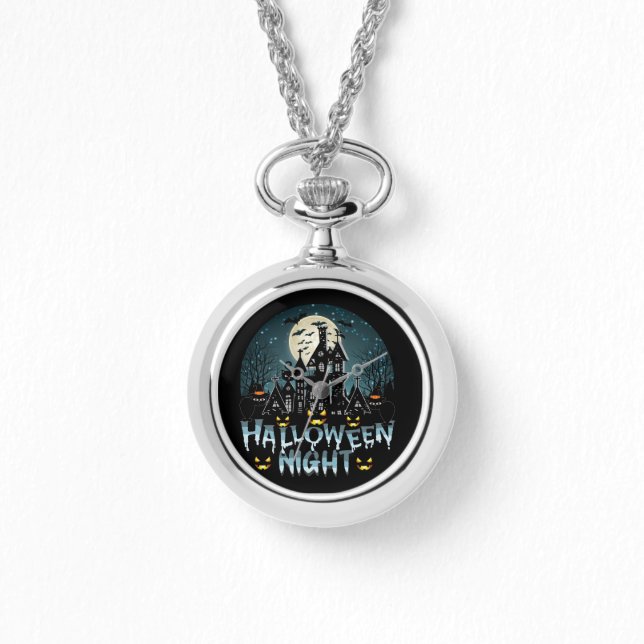Halloween nacht horloge (Voorkant)