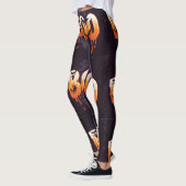 Halloween Nacht Illustratie Leggings (Links)